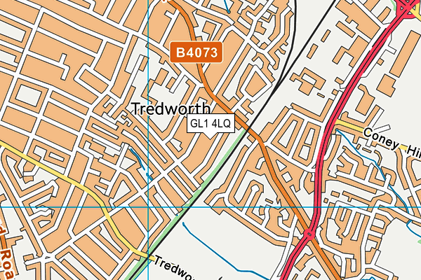 GL1 4LQ map - OS VectorMap District (Ordnance Survey) GL1 4LQ map - OS VectorMap District (Ordnance Survey)