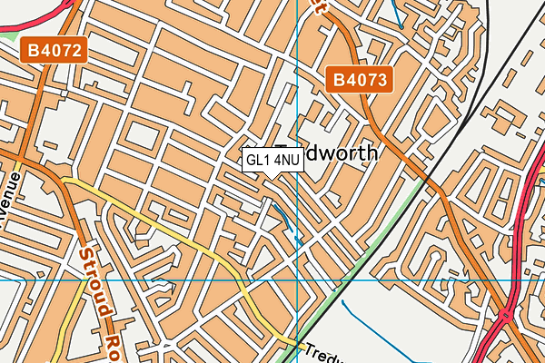 GL1 4NU map - OS VectorMap District (Ordnance Survey) GL1 4NU map - OS VectorMap District (Ordnance Survey)
