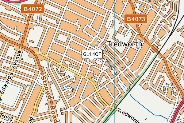 GL1 4QF map - OS VectorMap District (Ordnance Survey) GL1 4QF map - OS VectorMap District (Ordnance Survey)