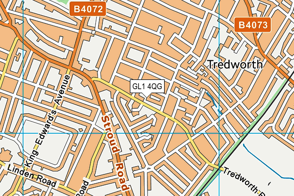 GL1 4QG map - OS VectorMap District (Ordnance Survey) GL1 4QG map - OS VectorMap District (Ordnance Survey)