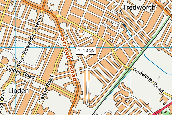 GL1 4QN map - OS VectorMap District (Ordnance Survey) GL1 4QN map - OS VectorMap District (Ordnance Survey)