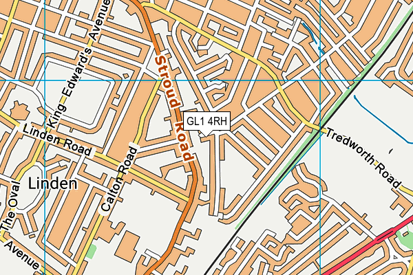GL1 4RH map - OS VectorMap District (Ordnance Survey) GL1 4RH map - OS VectorMap District (Ordnance Survey)