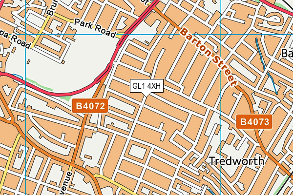 GL1 4XH map - OS VectorMap District (Ordnance Survey) GL1 4XH map - OS VectorMap District (Ordnance Survey)