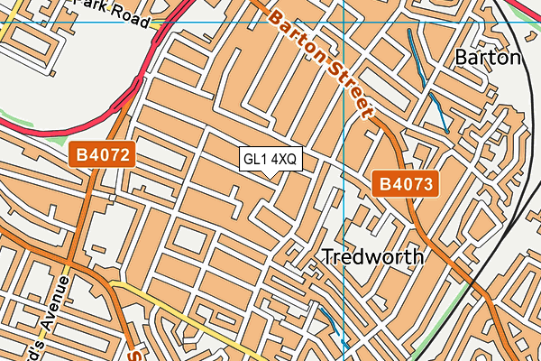 GL1 4XQ map - OS VectorMap District (Ordnance Survey) GL1 4XQ map - OS VectorMap District (Ordnance Survey)