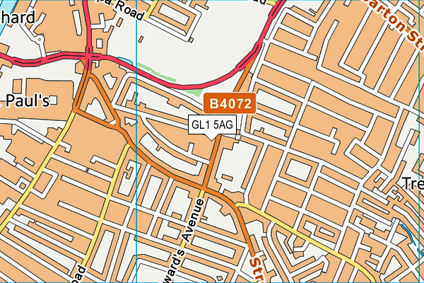 GL1 5AG map - OS VectorMap District (Ordnance Survey) GL1 5AG map - OS VectorMap District (Ordnance Survey)