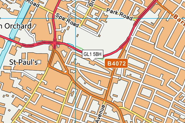 GL1 5BH map - OS VectorMap District (Ordnance Survey) GL1 5BH map - OS VectorMap District (Ordnance Survey)