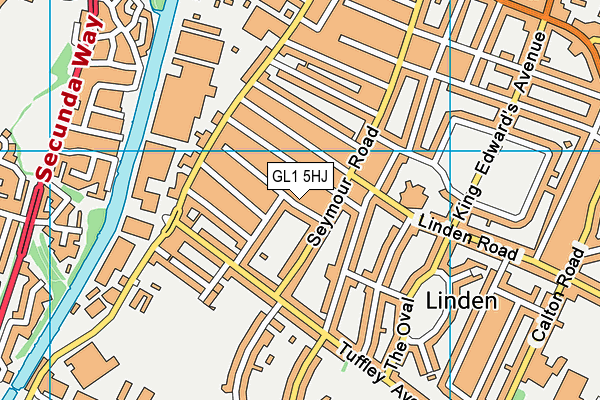 GL1 5HJ map - OS VectorMap District (Ordnance Survey) GL1 5HJ map - OS VectorMap District (Ordnance Survey)