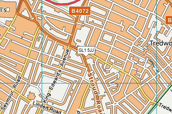 GL1 5JJ map - OS VectorMap District (Ordnance Survey) GL1 5JJ map - OS VectorMap District (Ordnance Survey)
