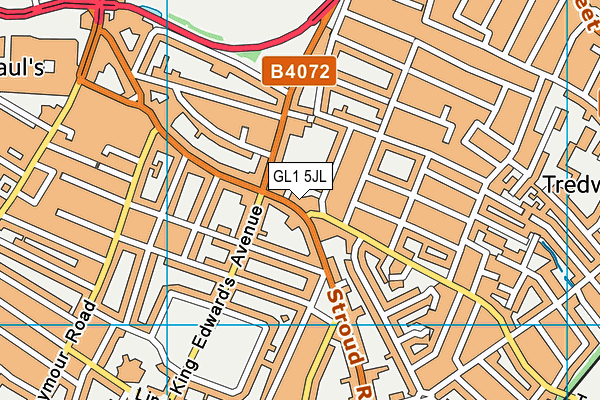 GL1 5JL map - OS VectorMap District (Ordnance Survey) GL1 5JL map - OS VectorMap District (Ordnance Survey)