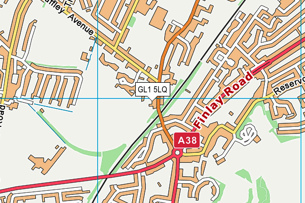 GL1 5LQ map - OS VectorMap District (Ordnance Survey) GL1 5LQ map - OS VectorMap District (Ordnance Survey)