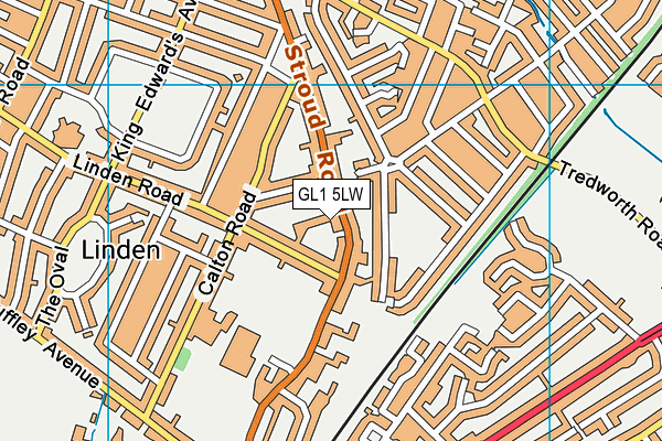 GL1 5LW map - OS VectorMap District (Ordnance Survey) GL1 5LW map - OS VectorMap District (Ordnance Survey)