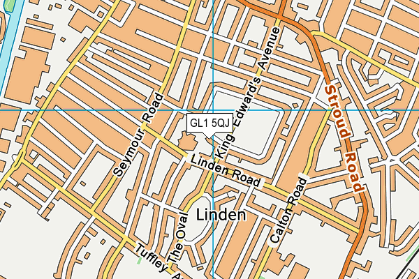 GL1 5QJ map - OS VectorMap District (Ordnance Survey) GL1 5QJ map - OS VectorMap District (Ordnance Survey)