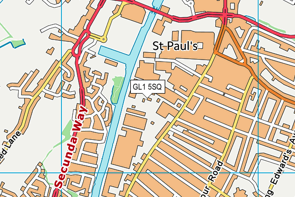 GL1 5SQ map - OS VectorMap District (Ordnance Survey) GL1 5SQ map - OS VectorMap District (Ordnance Survey)
