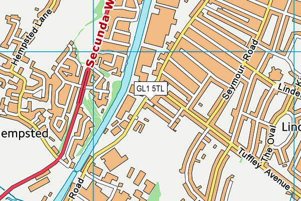 GL1 5TL map - OS VectorMap District (Ordnance Survey) GL1 5TL map - OS VectorMap District (Ordnance Survey)