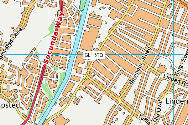 GL1 5TQ map - OS VectorMap District (Ordnance Survey) GL1 5TQ map - OS VectorMap District (Ordnance Survey)