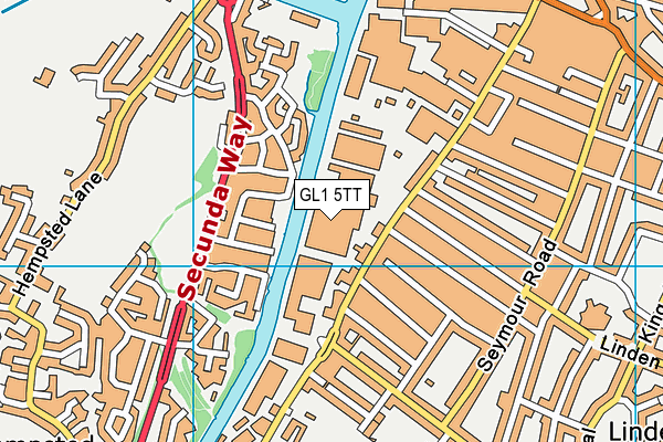 GL1 5TT map - OS VectorMap District (Ordnance Survey) GL1 5TT map - OS VectorMap District (Ordnance Survey)