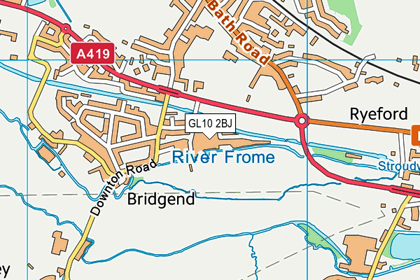 GL10 2BJ map - OS VectorMap District (Ordnance Survey) GL10 2BJ map - OS VectorMap District (Ordnance Survey)