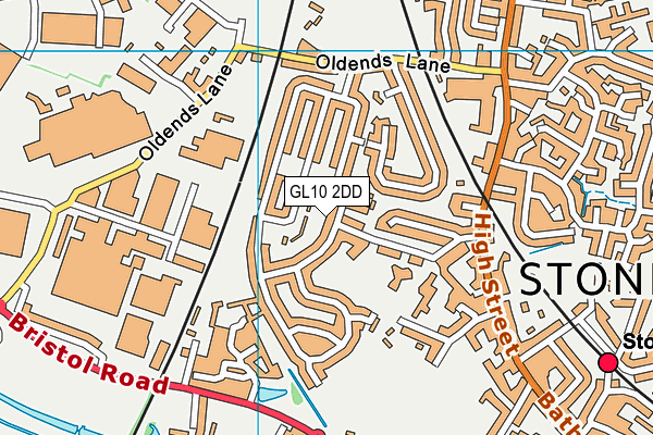 GL10 2DD map - OS VectorMap District (Ordnance Survey) GL10 2DD map - OS VectorMap District (Ordnance Survey)