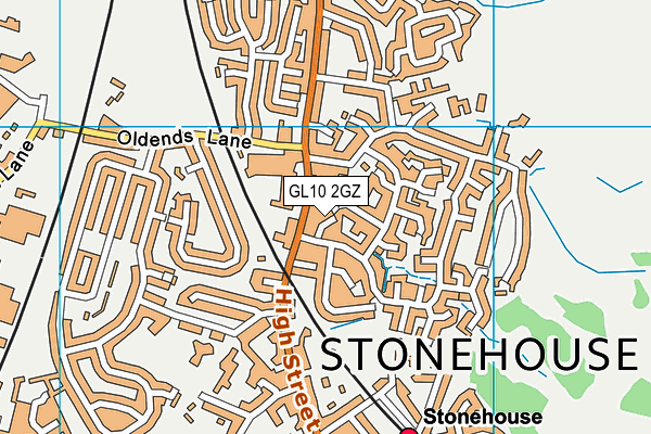 GL10 2GZ map - OS VectorMap District (Ordnance Survey) GL10 2GZ map - OS VectorMap District (Ordnance Survey)