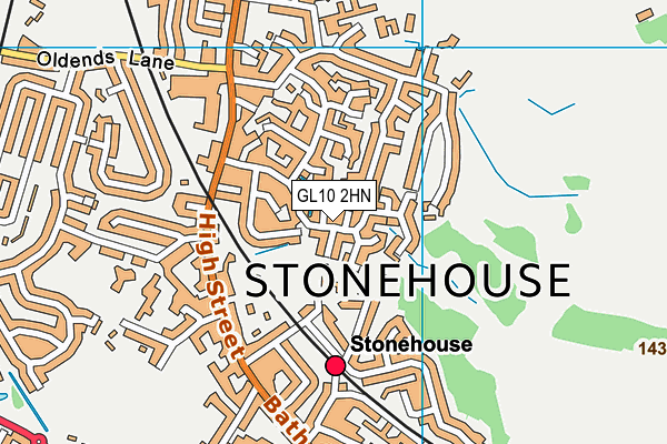 GL10 2HN map - OS VectorMap District (Ordnance Survey) GL10 2HN map - OS VectorMap District (Ordnance Survey)