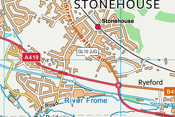 GL10 2JG map - OS VectorMap District (Ordnance Survey) GL10 2JG map - OS VectorMap District (Ordnance Survey)