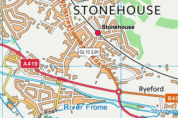 GL10 2JH map - OS VectorMap District (Ordnance Survey) GL10 2JH map - OS VectorMap District (Ordnance Survey)
