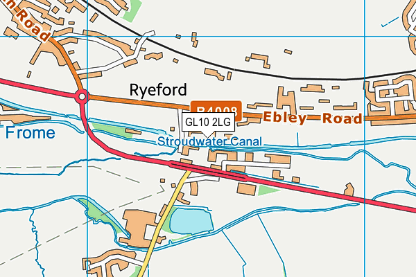 GL10 2LG map - OS VectorMap District (Ordnance Survey) GL10 2LG map - OS VectorMap District (Ordnance Survey)