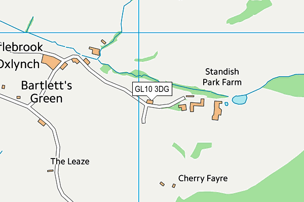 GL10 3DG map - OS VectorMap District (Ordnance Survey) GL10 3DG map - OS VectorMap District (Ordnance Survey)