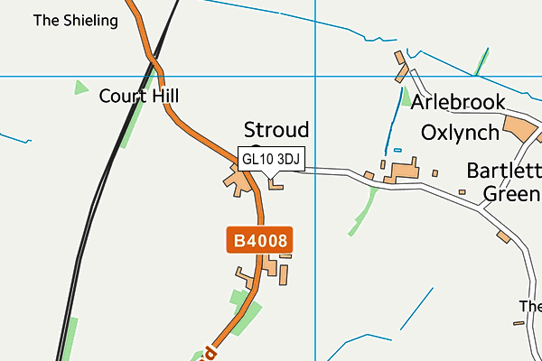 GL10 3DJ map - OS VectorMap District (Ordnance Survey) GL10 3DJ map - OS VectorMap District (Ordnance Survey)