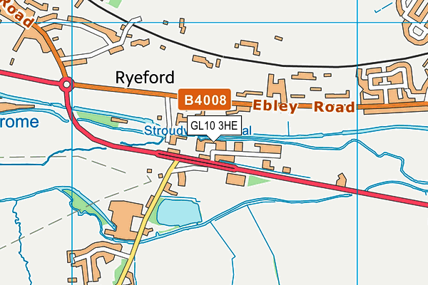 GL10 3HE map - OS VectorMap District (Ordnance Survey) GL10 3HE map - OS VectorMap District (Ordnance Survey)