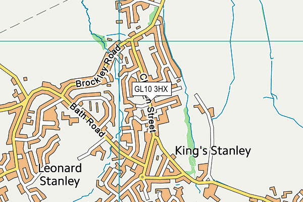 GL10 3HX map - OS VectorMap District (Ordnance Survey) GL10 3HX map - OS VectorMap District (Ordnance Survey)