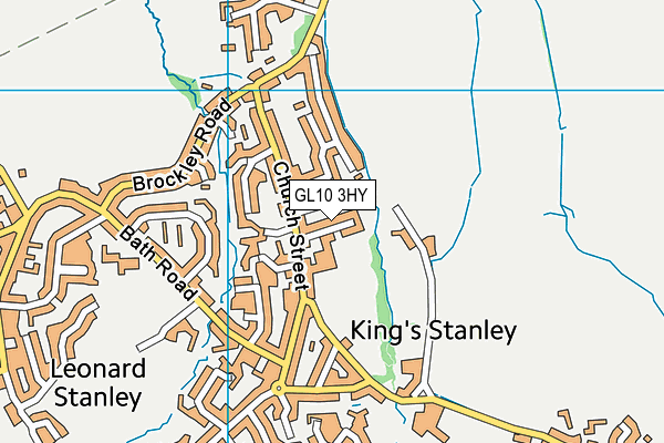 GL10 3HY map - OS VectorMap District (Ordnance Survey) GL10 3HY map - OS VectorMap District (Ordnance Survey)