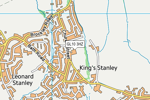 GL10 3HZ map - OS VectorMap District (Ordnance Survey) GL10 3HZ map - OS VectorMap District (Ordnance Survey)