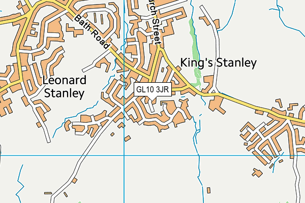 GL10 3JR map - OS VectorMap District (Ordnance Survey) GL10 3JR map - OS VectorMap District (Ordnance Survey)