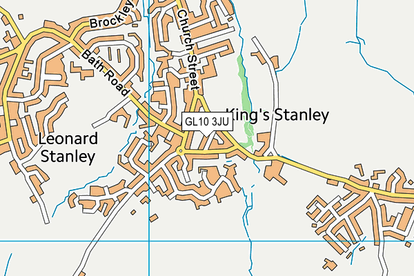 GL10 3JU map - OS VectorMap District (Ordnance Survey) GL10 3JU map - OS VectorMap District (Ordnance Survey)