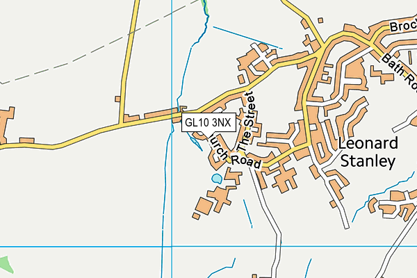 GL10 3NX map - OS VectorMap District (Ordnance Survey) GL10 3NX map - OS VectorMap District (Ordnance Survey)