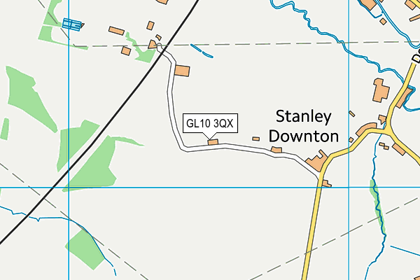 GL10 3QX map - OS VectorMap District (Ordnance Survey) GL10 3QX map - OS VectorMap District (Ordnance Survey)