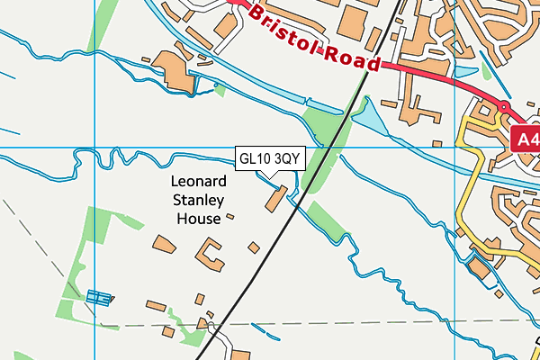 GL10 3QY map - OS VectorMap District (Ordnance Survey) GL10 3QY map - OS VectorMap District (Ordnance Survey)