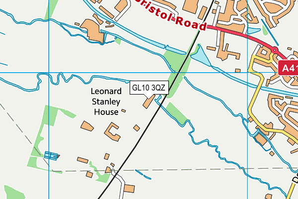 GL10 3QZ map - OS VectorMap District (Ordnance Survey) GL10 3QZ map - OS VectorMap District (Ordnance Survey)