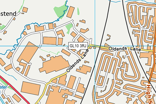 GL10 3RJ map - OS VectorMap District (Ordnance Survey) GL10 3RJ map - OS VectorMap District (Ordnance Survey)