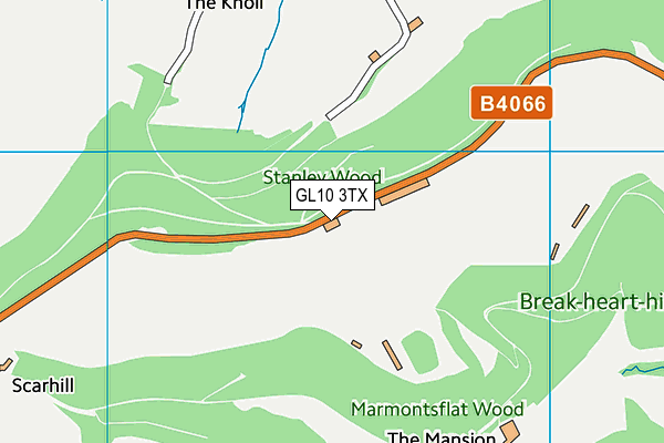 GL10 3TX map - OS VectorMap District (Ordnance Survey) GL10 3TX map - OS VectorMap District (Ordnance Survey)