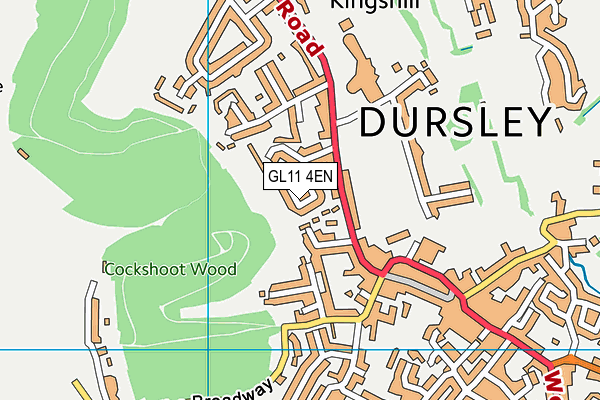 GL11 4EN map - OS VectorMap District (Ordnance Survey) GL11 4EN map - OS VectorMap District (Ordnance Survey)