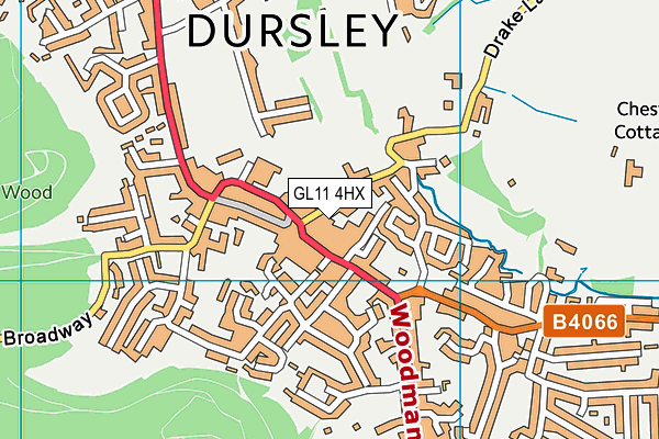 GL11 4HX map - OS VectorMap District (Ordnance Survey) GL11 4HX map - OS VectorMap District (Ordnance Survey)