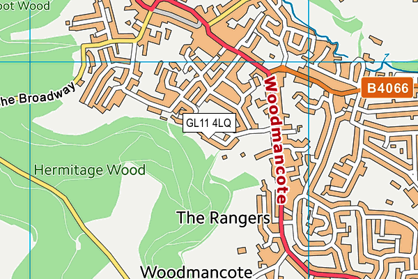 GL11 4LQ map - OS VectorMap District (Ordnance Survey) GL11 4LQ map - OS VectorMap District (Ordnance Survey)