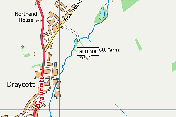 GL11 5DL map - OS VectorMap District (Ordnance Survey) GL11 5DL map - OS VectorMap District (Ordnance Survey)