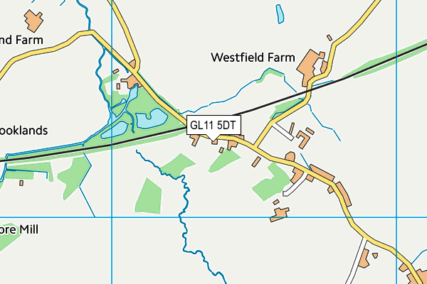 GL11 5DT map - OS VectorMap District (Ordnance Survey) GL11 5DT map - OS VectorMap District (Ordnance Survey)
