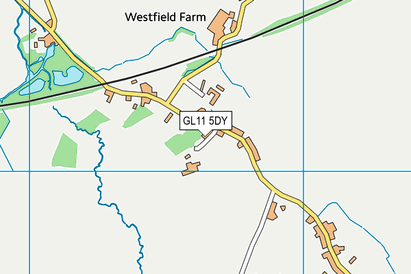 GL11 5DY map - OS VectorMap District (Ordnance Survey) GL11 5DY map - OS VectorMap District (Ordnance Survey)