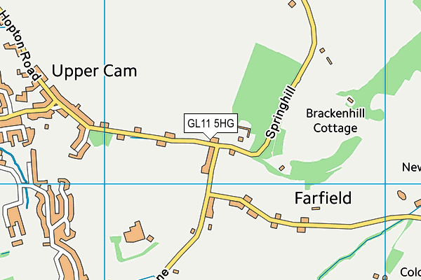GL11 5HG map - OS VectorMap District (Ordnance Survey)