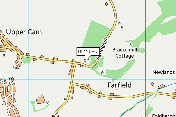 GL11 5HQ map - OS VectorMap District (Ordnance Survey) GL11 5HQ map - OS VectorMap District (Ordnance Survey)