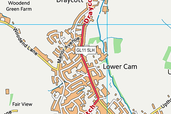GL11 5LH map - OS VectorMap District (Ordnance Survey) GL11 5LH map - OS VectorMap District (Ordnance Survey)